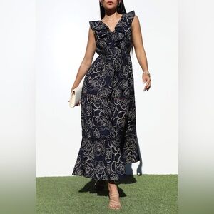 Dress Day Evangeline Floral Printed Dress NWT